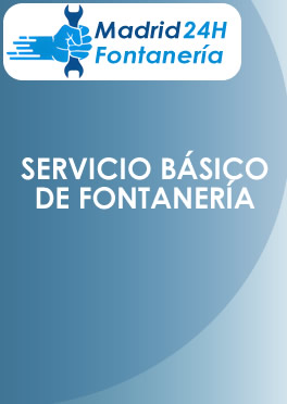 SERVICIO BÁSICO DE FONTANERÍA en madrid
